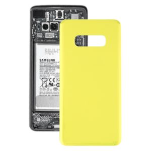 For Galaxy S10e SM-G970F/DS, SM-G970U, SM-G970W Original Battery Back Cover (Yellow) (OEM)