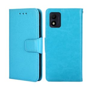 For Alcatel 1B 2022 Crystal Texture Leather Phone Case(Sky Blue) (OEM)
