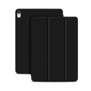 Horizontal Flip Ultra-thin Double-sided Clip Magnetic PU Leather Case for iPad Pro 12.9 inch (2018), with Three-folding Holder & Sleep / Wake-up Function(Black) (OEM)