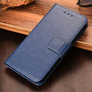 For UMIDIGI A11 Crystal Texture Horizontal Flip Leather Case with Holder & Card Slots & Wallet(Royal Blue) (OEM)