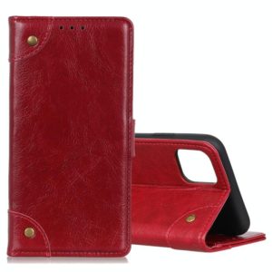 For Galaxy S10 Lite / A91 Copper Buckle Nappa Texture Horizontal Flip Leather Case with Holder & Card Slots & Wallet(Wine Red) (OEM)