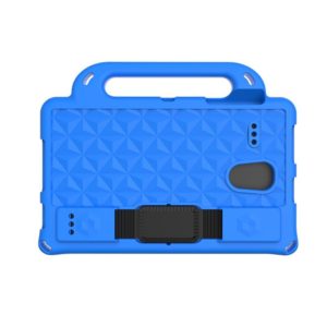 For Samsung Galaxy Tab A 8.0 T380/385/T387 Diamond Series EVA Anti-Fall Shockproof Sleeve Protective Shell Case with Holder & Strap(Blue) (OEM)