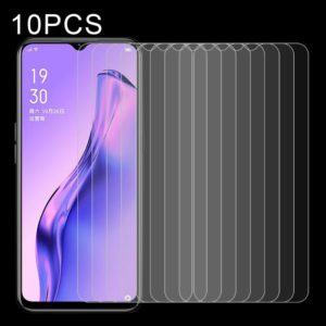 10 PCS 0.26mm 9H Surface Hardness 2.5D Explosion-proof Tempered Glass Non-full Screen Film For OPPO A8 (OEM)