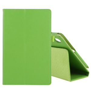 For Lenovo Tab M10 HD Litchi Texture Solid Color Horizontal Flip Leather Case with Holder & Pen Slot(Green) (OEM)