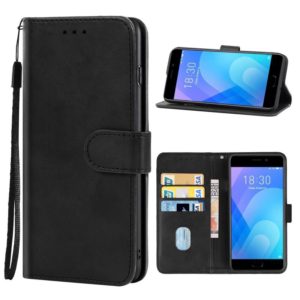 Leather Phone Case For Meizu M6 Note(Black) (OEM)
