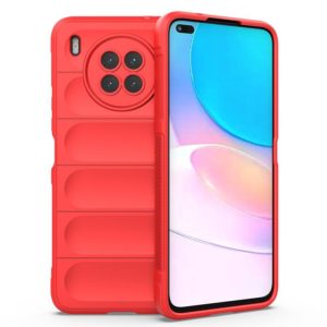 For Huawei Nova 8i Magic Shield TPU + Flannel Phone Case(Red) (OEM)