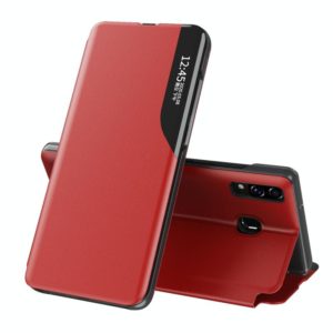 For Samsung Galaxy A20S Attraction Flip Holder Leather Phone Case(Red) (OEM)