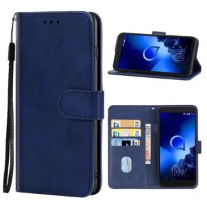 Leather Phone Case For Alcatel 1C(Blue) (OEM)