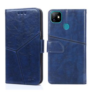 For IItel Vision 1 Geometric Stitching Horizontal Flip Leather Phone Case(Blue) (OEM)
