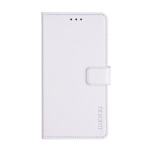 For Meizu 18 idewei Crazy Horse Texture Horizontal Flip Leather Case with Holder & Card Slots & Wallet(White) (idewei) (OEM)