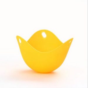 Silicone Egg Cooker Egg Bracket Kitchen Tools Pancake Cookware Bakeware Steam Eggs Plate Tray Yellow (OEM)