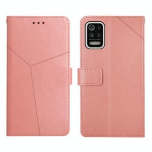 For LG K52 / K62 Y Stitching Horizontal Flip Leather Phone Case(Rose Gold) (OEM)