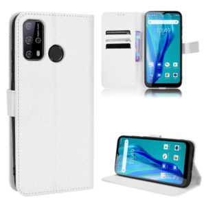For Oukitel C23 Pro Diamond Texture Leather Phone Case(White) (OEM)