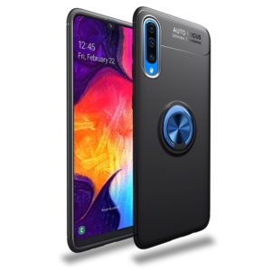 Lenuo Shockproof TPU Case for Galaxy A70, with Invisible Holder (Black Blue) (lenuo) (OEM)