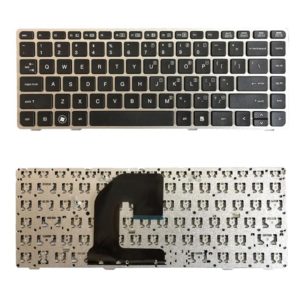 US Version Keyboard with Silver Frame for HP EliteBook 8470B 8470P 8470 8460 8460p 8460w ProBook 6460 6460b 6470 (OEM)
