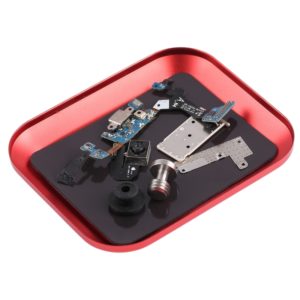 Aluminium Alloy Screw Tray Phone Repair Tool(Red) (OEM)