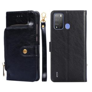 For Itel Vision 1 Pro Zipper Bag Leather Phone Case(Black) (OEM)