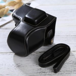 Full Body Camera PU Leather Case Bag with Strap for Olympus EPL7 / EPL8 (Black) (OEM)