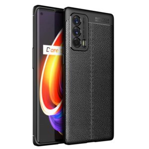 For OPPO Realme X7 Pro Ultra Litchi Texture TPU Shockproof Case(Black) (OEM)