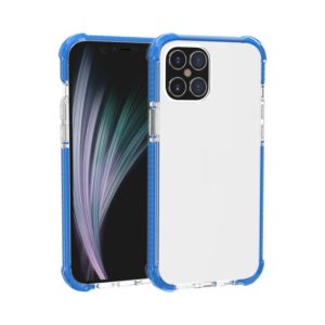 For iPhone 12 / 12 Pro Four-corner Shockproof TPU + Acrylic Protective Case(Blue) (OEM)