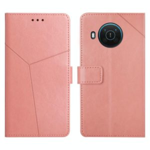 For Nokia X10 / X20 Y Stitching Horizontal Flip Leather Phone Case(Rose Gold) (OEM)