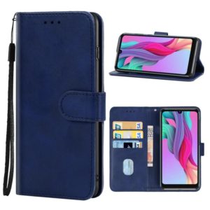 Leather Phone Case For ZTE Blade A5 (2020)(Blue) (OEM)