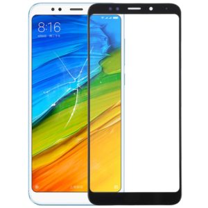 Front Screen Outer Glass Lens for Xiaomi Redmi Note 5 / Note 5 Pro(Black) (OEM)