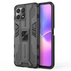 For Honor X30i / Play5T Pro / X8 4G CN Supersonic PC + TPU Holder Phone Case(Black) (OEM)