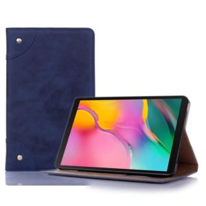 Retro Book Style Horizontal Flip Leather Case with Holder & Card Slots & Wallet for Galaxy Tab A 8.0 (2019)(Dark Blue) (OEM)