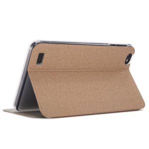 For Teclast P80X TECLAST Business Horizontal Flip PU Leather Case with Holder(Brown) (OEM)