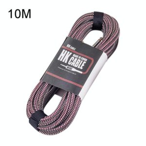 Wooden Guitar Bass Connection Cable Noise Reduction Audio Cable, Cable Length: 10m, Random Color Delivery (OEM)