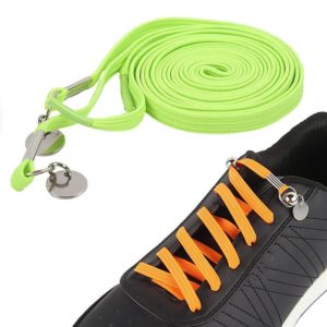 1 Pair Sports Casual Color Stretch Free Shoe Lace(Yellow) (OEM)