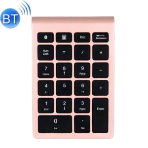 BT304 22 Keys Laptop Mini Wireless Keyboard, Spec: Bluetooth (Gold) (OEM)