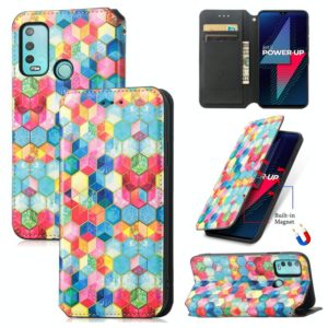 For Wiko Power U30 CaseNeo Colorful Magnetic Leather Case with Holder & Card Slot & Wallet(Magic Space) (OEM)