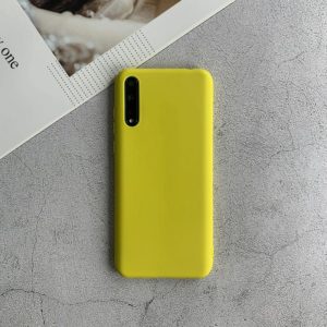 For Huawei Enjoy 10s Shockproof Frosted TPU Protective Case(Yellow) (OEM)