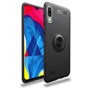 Lenuo Shockproof TPU Case for Galaxy M10, with Invisible Holder (Black) (lenuo) (OEM)