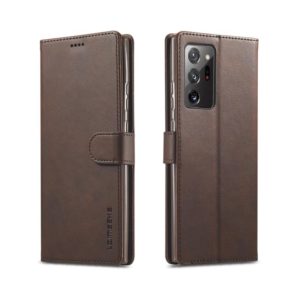 For Samsung Galaxy Note 20 Ultra LC.IMEEKE Calf Texture Horizontal Flip Leather Case, with Holder & Card Slots & Wallet(Brown) (LC.IMEEKE) (OEM)