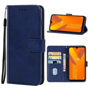 Leather Phone Case For Wiko Y62(Blue) (OEM)