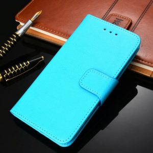 For LG K52 Crystal Texture Leather Phone Case(Light Blue) (OEM)
