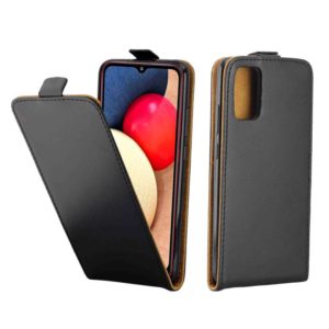 For Samsung Galaxy A02s(5G) Business Style Vertical Flip TPU Leather Case with Card Slot(Black) (OEM)
