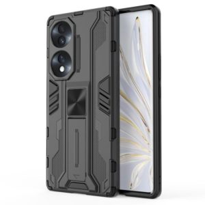 For Honor 70 5G Supersonic PC + TPU Shock-proof Protective Phone Case(Black) (OEM)