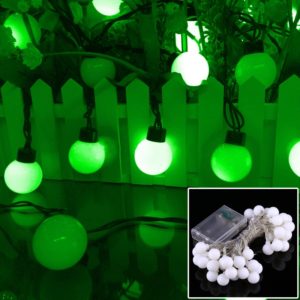 4m LED Decoration Light, 40 LEDs 3 x AA Batteries Powered String Light with 3-Modes, DC 4.5V(Green Light) (OEM)