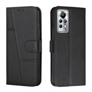For Infinix Note 11 Pro / 11S Stitching Calf Texture Buckle Leather Phone Case(Black) (OEM)