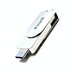 Kinzdi 128GB USB 3.0 + Type-C 3.0 Interface Metal Twister Flash Disk V11 (Silver) (Kinzdi) (OEM)