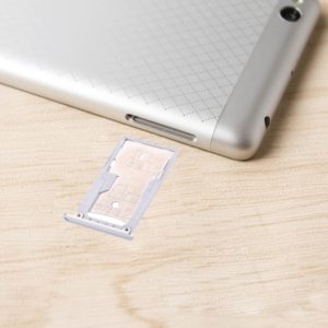 For Xiaomi Redmi 3 & 3s SIM & SIM / TF Card Tray(Silver) (OEM)