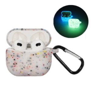 For AirPods 3 Bluetooth Earphone Silicone Case(Luminous White) (OEM)