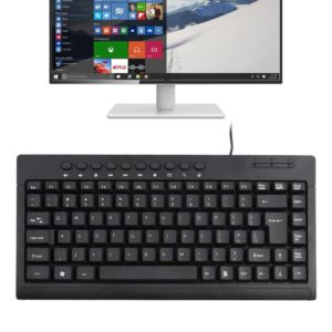 KB-301A Multimedia Notebook Mini Wired Keyboard, English Version (Black) (OEM)