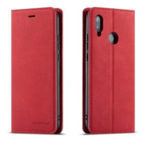 For Huawei P20 Lite Forwenw Dream Series Oil Edge Strong Magnetism Horizontal Flip Leather Case with Holder & Card Slots & Wallet & Photo Frame(Red) (Forwenw) (OEM)