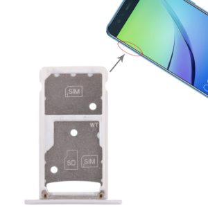 2 SIM Card Tray / Micro SD Card Tray for Huawei Enjoy 6 / AL00(White) (OEM)