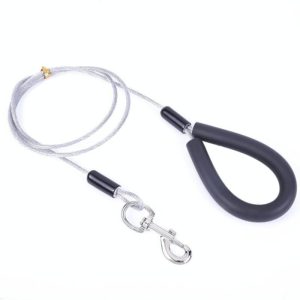 Pet Bite-Proof Wire Traction Rope, Length: 200cm(Silver) (OEM)